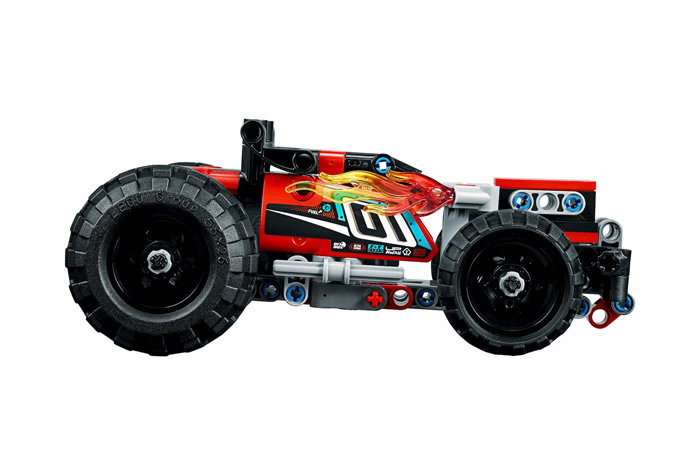 Конструктор аналог Lego Technic 42073 Красный гоночный автомобиль
