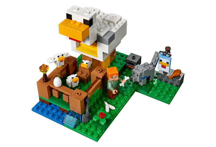 Конструктор аналог Lego Minecraft 21140 Курятник