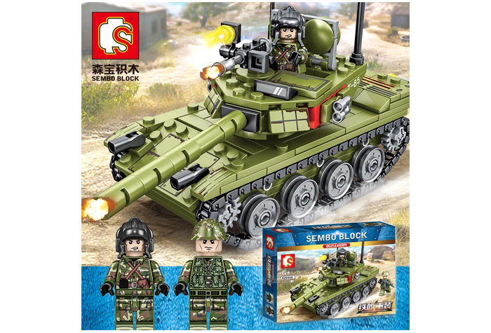 Конструктор Sembo Block Основной боевой танк Type 85 (Китай)