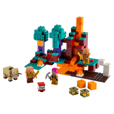 Конструктор LARI аналог Lego Minecraft 21168 Искажённый лес