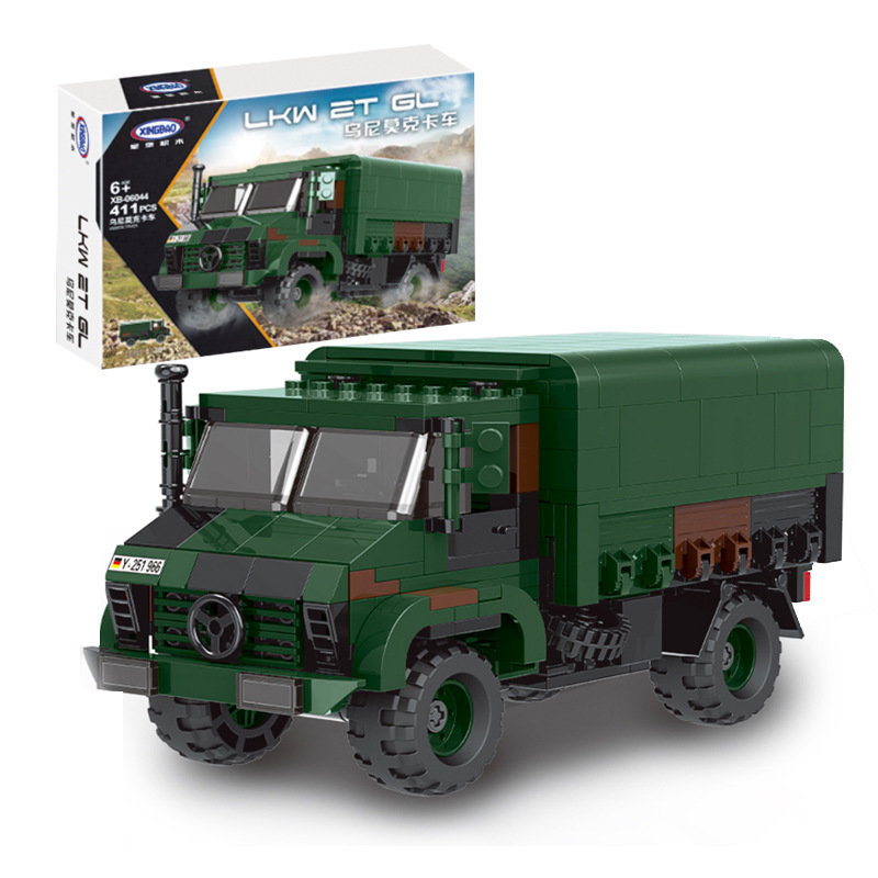 Конструктор XingBao Военный грузовик Unimog LKW 2T GL