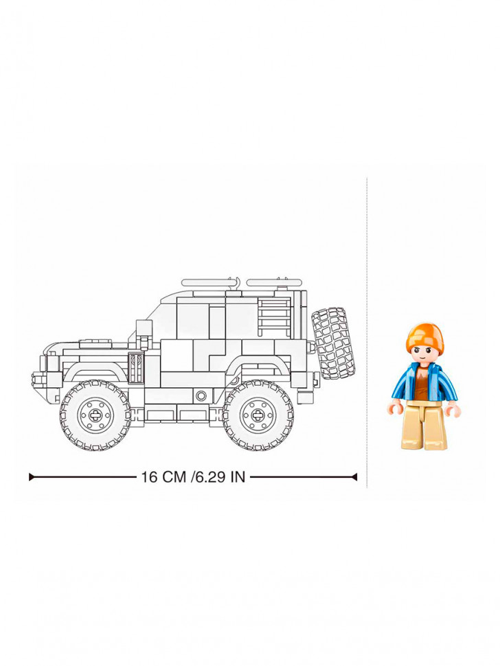 Конструктор Sluban Внедорожник Land Rover Defender
