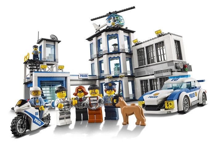 Конструктор аналог Lego City 60141 Полицейский участок