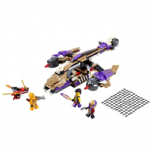 Конструктор BELA аналог Lego Ninjago 70746 Вертолетная атака Анакондраев