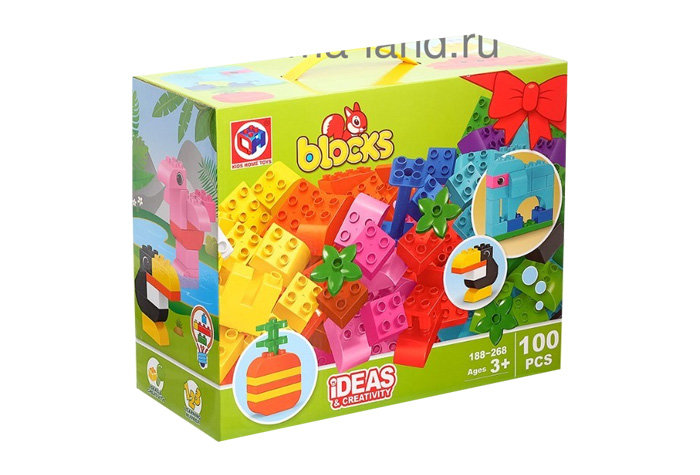Конструктор Kids Home Toys Классический набор и пластина