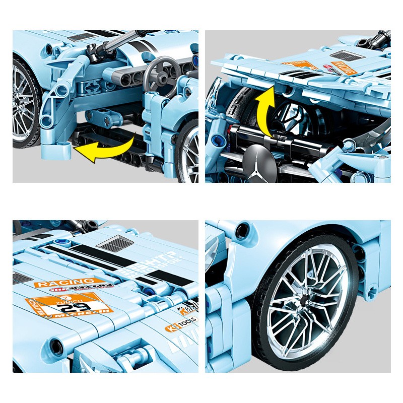 Конструктор GBL Суперкар Blue Devil GT