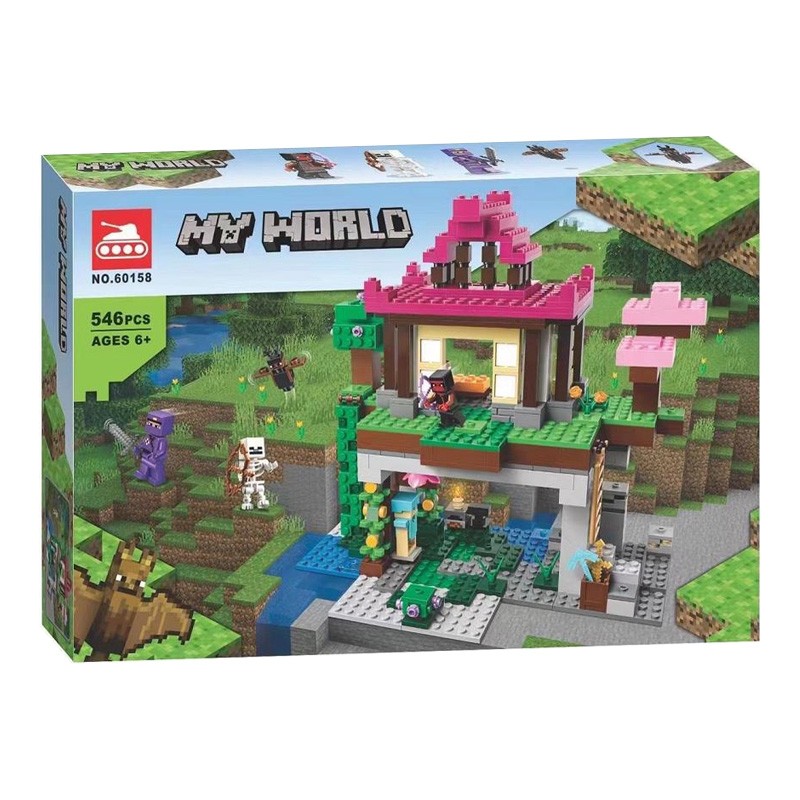 Конструктор аналог Lego Minecraft 21183 Площадка для тренировок