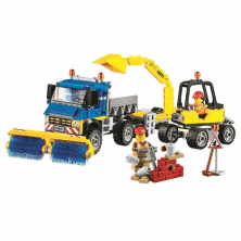 Конструктор аналог Lego City 60152 Уборочная техника