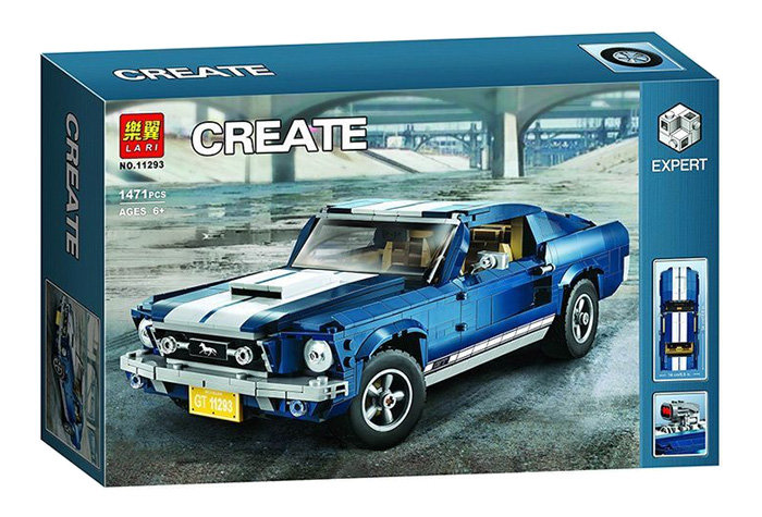 Конструктор LARI аналог Lego Expert 10265 Ford Mustang