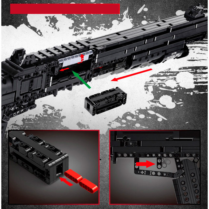 Конструктор Mould King Полуавтоматическое ружьё Benelli M4 Super 90