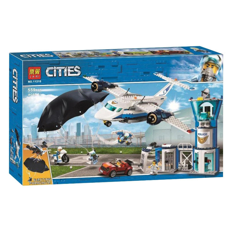 Конструктор LARI аналог Lego City 60210 Воздушная полиция: авиабаза