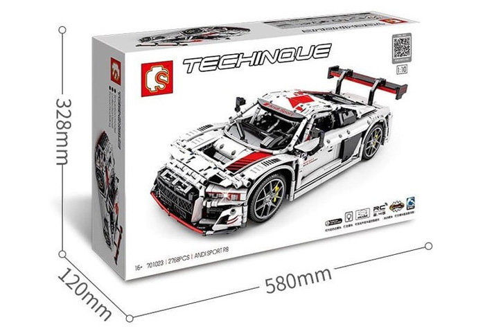 Конструктор Sembo Block Спорткар AUDI R8