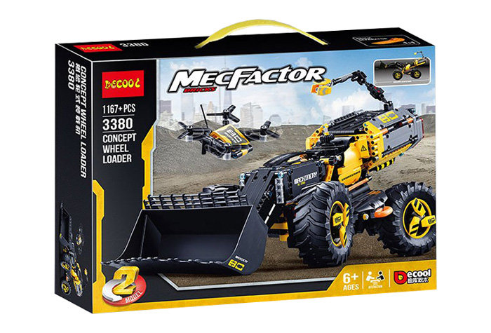 Конструктор Decool аналог LEGO 42081 Volvo Колёсный погрузчик ZEUX
