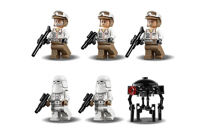 Конструктор LARI аналог Lego Star Wars 75241 Защита базы «Эхо»