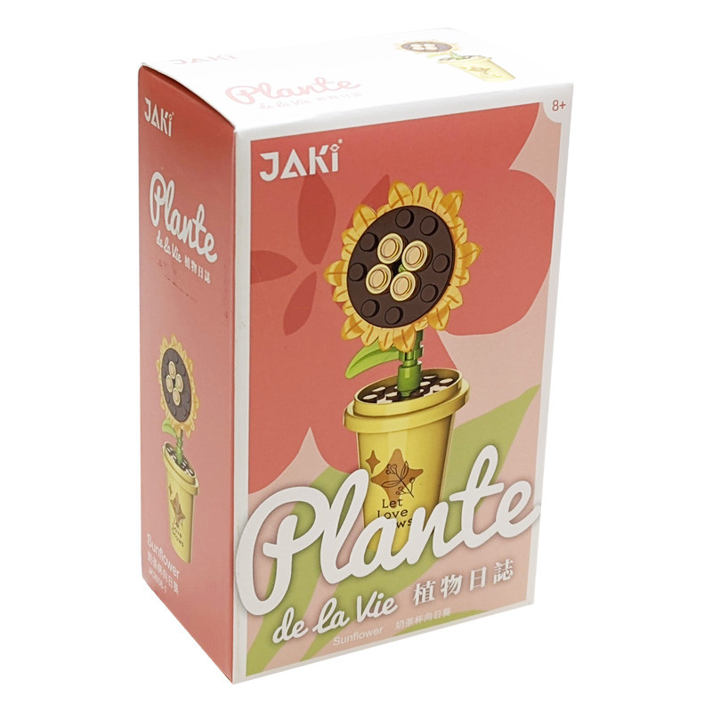 Конструктор JAKi Растение в горшке - Подсолнух