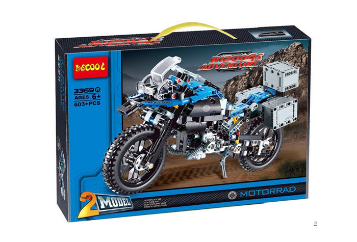 Конструктор Decool аналог LEGO 42063 Приключения на BMW R 1200 GS