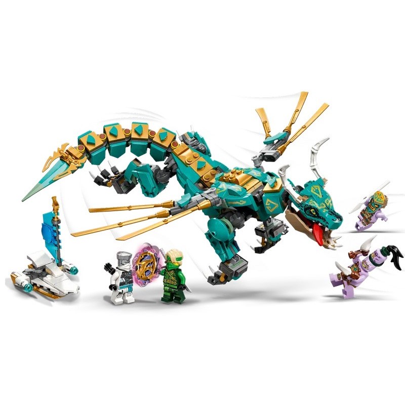 Конструктор аналог Lego Ninjago 71746 Дракон из джунглей