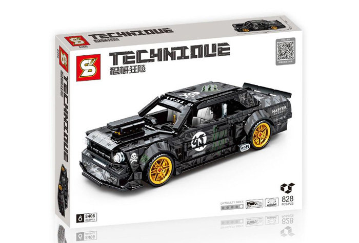 Конструктор Sembo Block (SY) Автомобиль Ford Mustang Hoonicorn