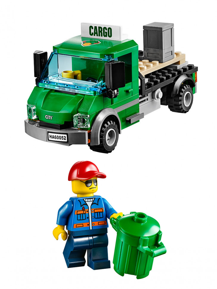 Конструктор аналог Lego City 60052 Грузовой поезд