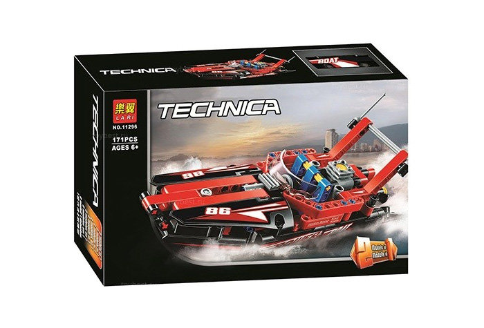 Конструктор LARI аналог LEGO 42089 Моторная лодка