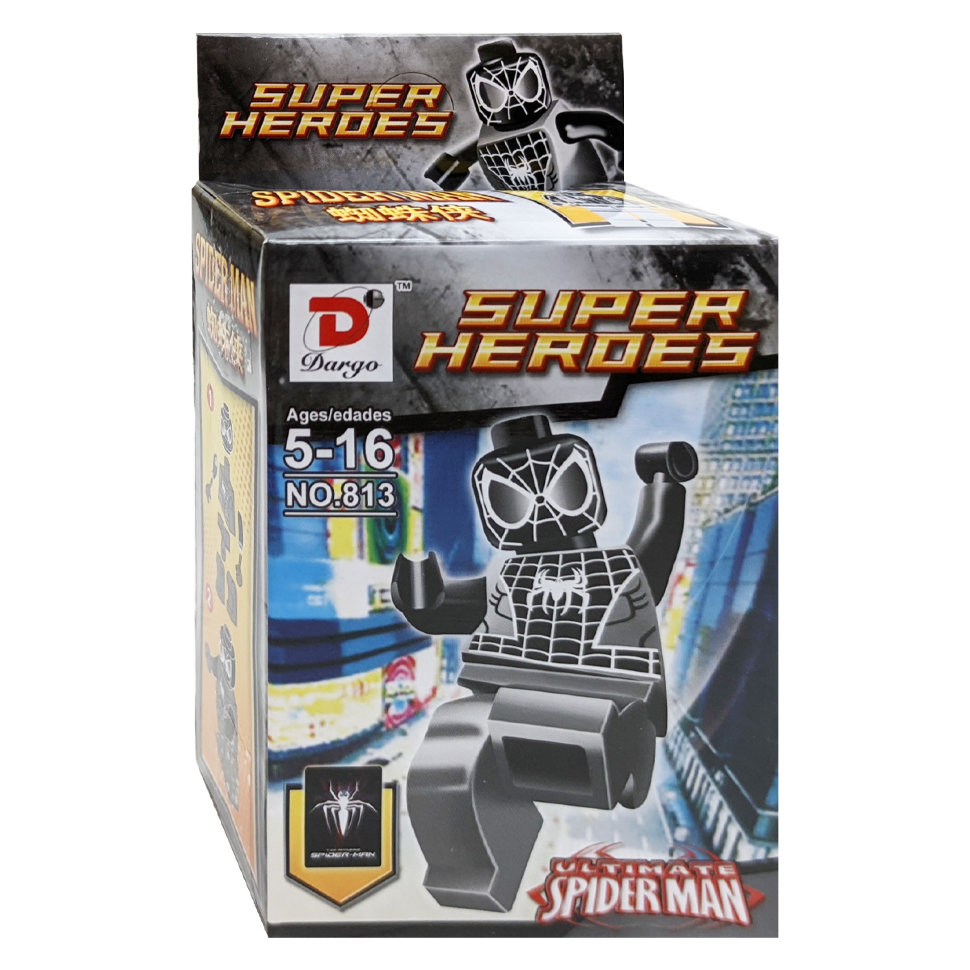 Конструктор Dargo Минифигурки супергероев 4 шт