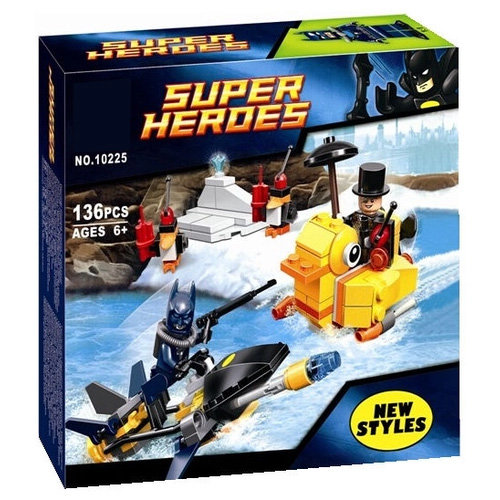 Конструктор BELA аналог Lego Super Heroes 76010 Бэтмен: Пингвинья Битва