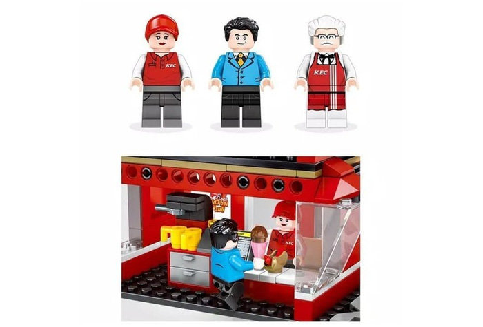 Конструктор Sembo Block Закусочная KFC