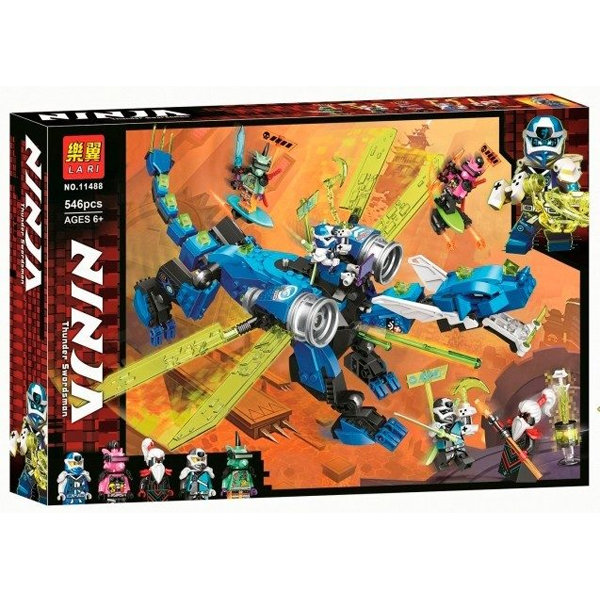 Конструктор LARI аналог Lego Ninjago 71711 Кибердракон Джея