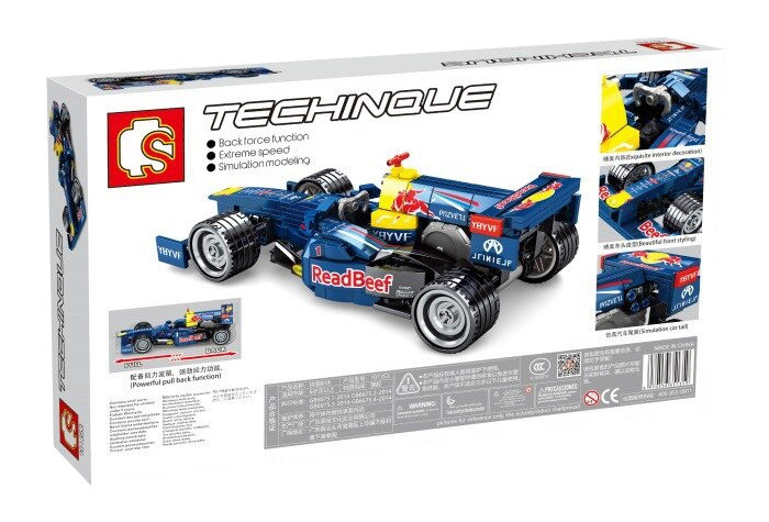 Конструктор Sembo Block Гоночный болид Формулы 1: Infiniti Red Bull Racing