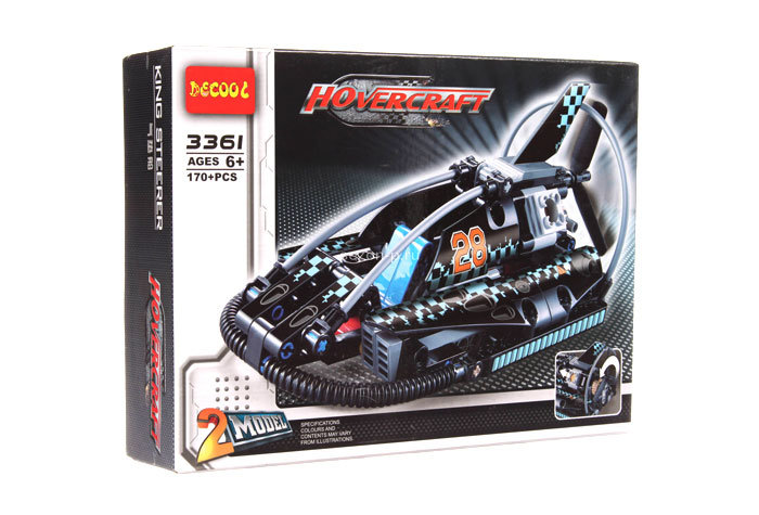 Конструктор Decool аналог LEGO 42002 Транспорт на воздушной подушке