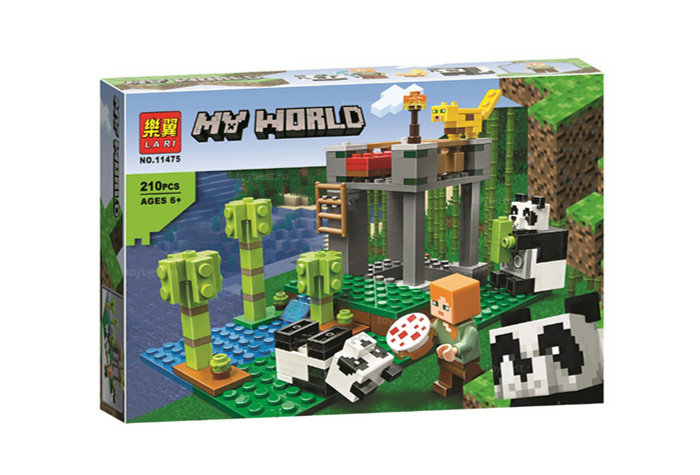 Конструктор LARI аналог LEGO 21158 Питомник панд