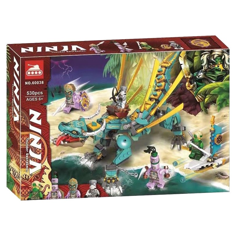 Конструктор аналог Lego Ninjago 71746 Дракон из джунглей