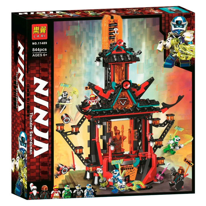Конструктор LARI аналог Lego Ninjago 71712 Императорский храм Безумия
