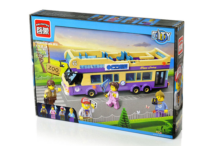 Конструктор Enlighten Brick Экскурсионный автобус