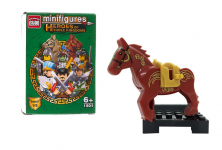 Минифигурка Enlighten Brick Красный жеребец - серия 1/B