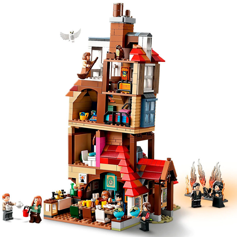 Конструктор аналог Lego Harry Potter 75980 Нападение на Нору