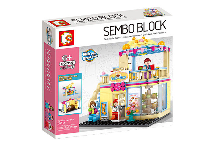 Конструктор Sembo Block Магазин выпечки