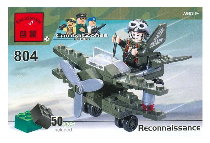 Конструктор Enlighten Brick Самолёт-разведчик