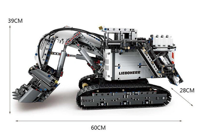 Конструктор Mould King Экскаватор Liebherr - Terex RH400 (Аналог Лего Техник 42100)