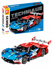Конструктор Sembo Block Спорткар Ford GT