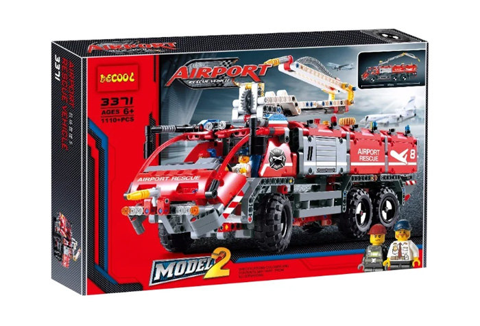 Конструктор Decool аналог LEGO 42068 Автомобиль спасательной службы