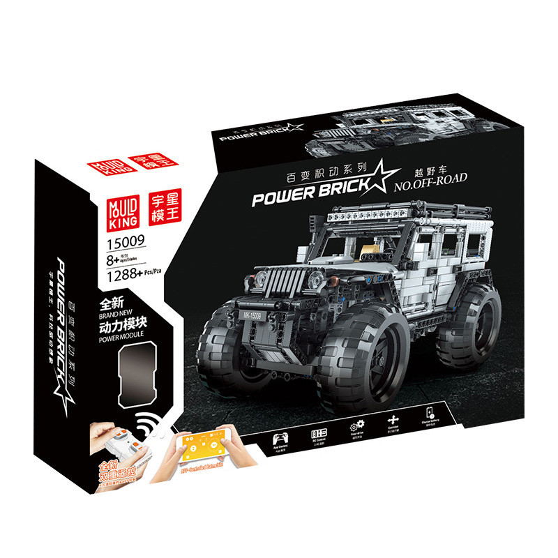 Конструктор Mould King Внедорожник RC Jeep Wrangler Expedition на радиоуправлении