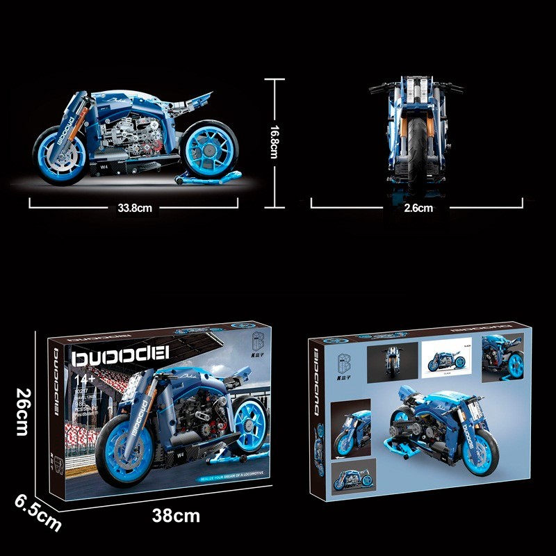 Конструктор Kbox Спортивный мотоцикл Ducati Diavel