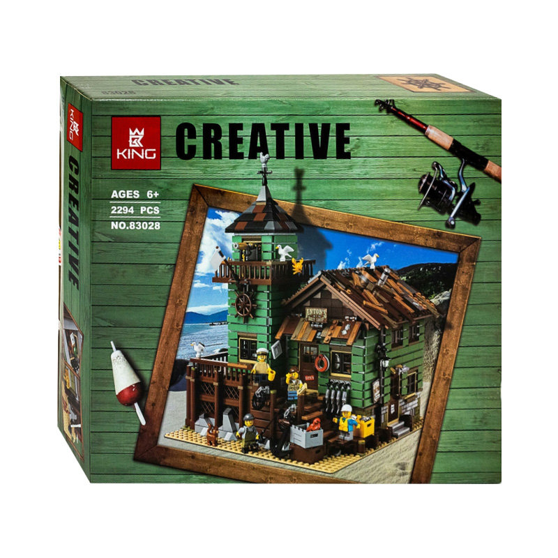 Конструктор King аналог Lego Ideas 21310 Рыболовный магазин