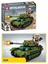 Конструктор Sembo Block Танк M4 Sherman