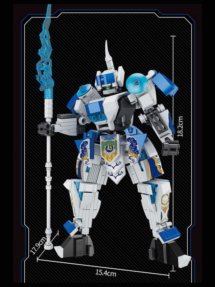 Конструктор Forange Block Робот-самурай Zhao Yun