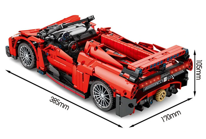 Конструктор Sembo Block (SY) Спорткар Lamborghini Veneno Roadster (масштаб 1:14)