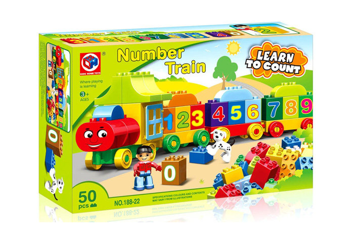Конструктор Kids Home Toys Числовой поезд
