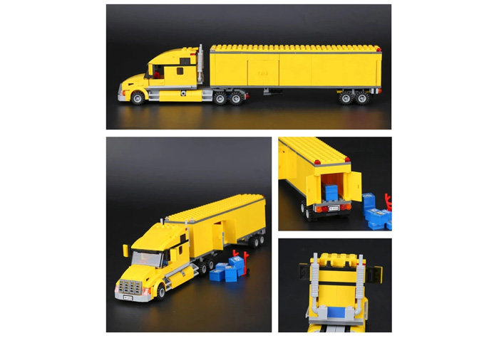 Конструктор Lion King (Lepin) аналог Lego City 3221 Грузовик трейлер