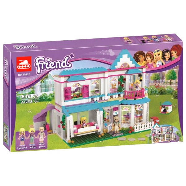 Конструктор аналог Lego Friends 41314 Дом Стефани